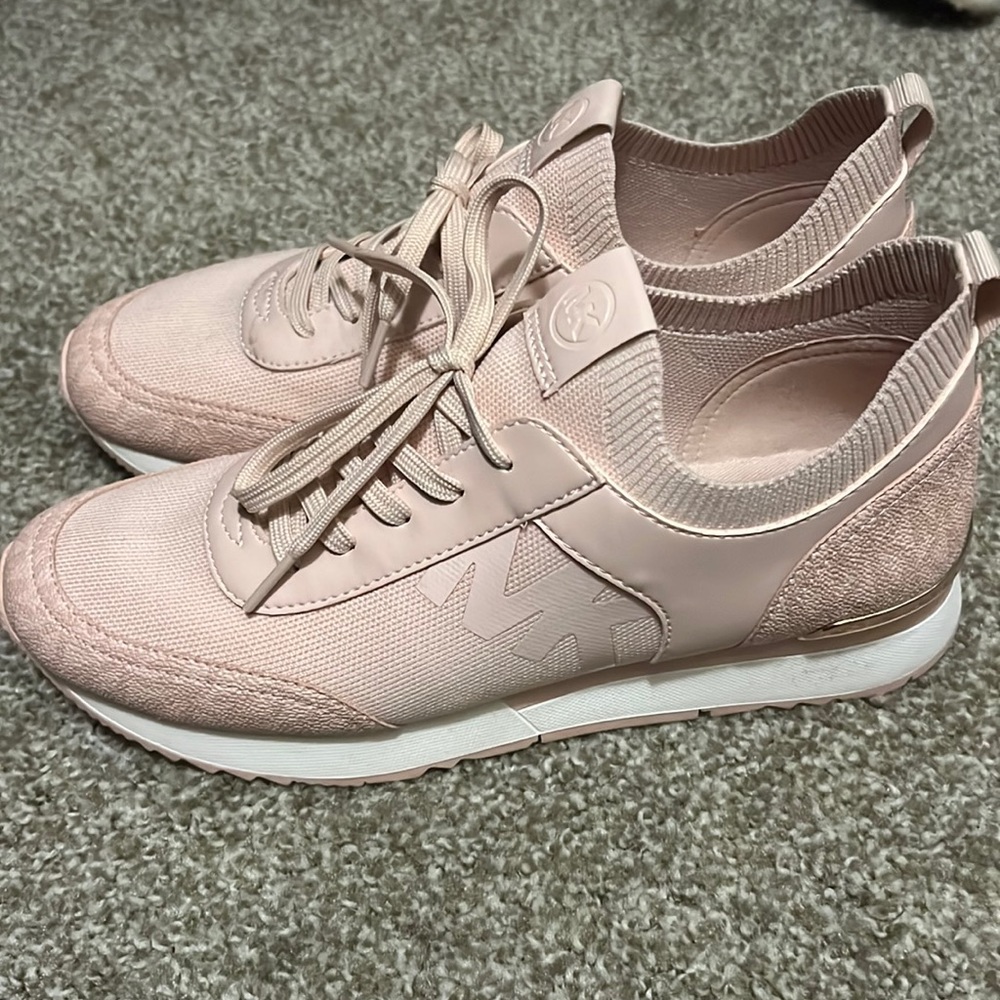 Michael Kors sneakers. Size 9.5. Rose gold.